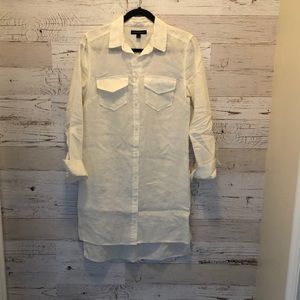 Button down shirt dress